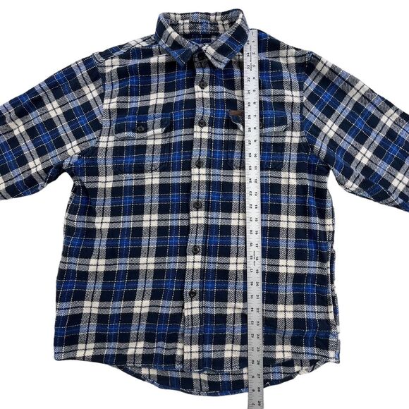 Orvis Plaid Flannel Shacket Shirt Mens Medium Jacket Pockets Hiking Outdoors - Picture 14 of 14